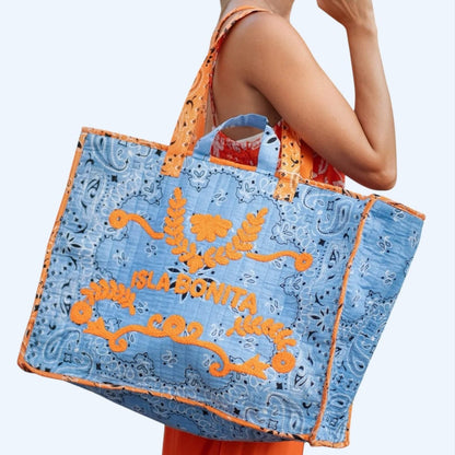 Bolso Bandana Azul Mediterráneo