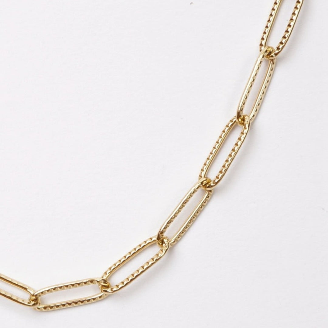 Collar Chain Gold – Acero inoxidable bañado en oro 18k
