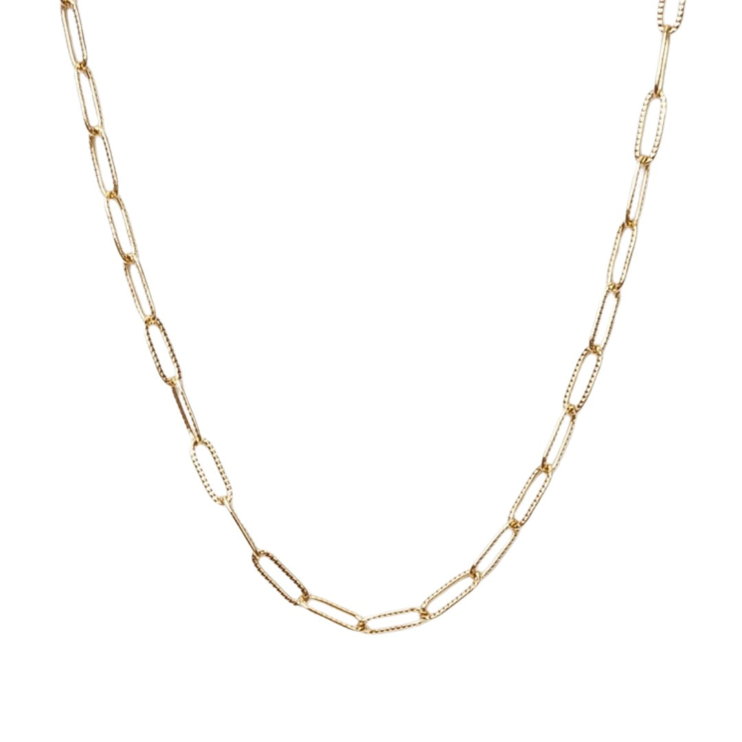 Collar Chain Gold – Acero inoxidable bañado en oro 18k