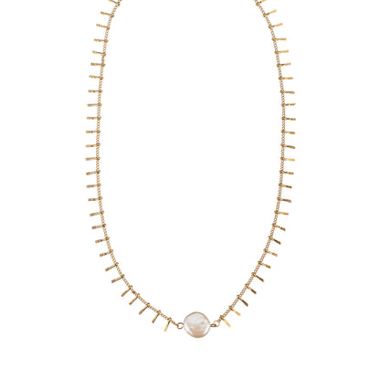 Collar Perla Marina – Acero Inoxidable 316L