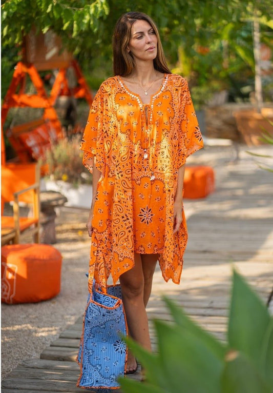 Kaftán Bandana Naranja