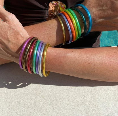 Pack de 7 Pulseras Pan de Oro Tibetanas