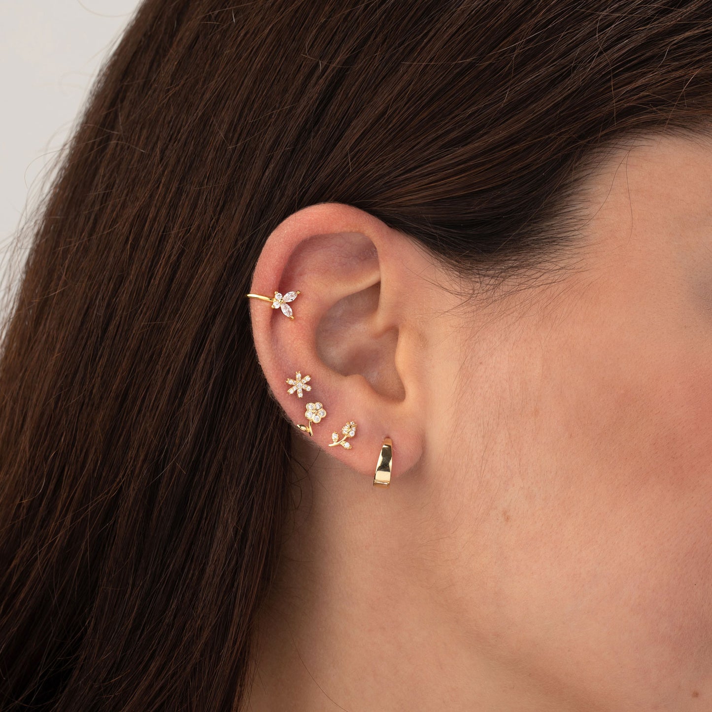 Pendiente Butterfly Earcuff – Plata de Ley 925 Baño Oro 18k