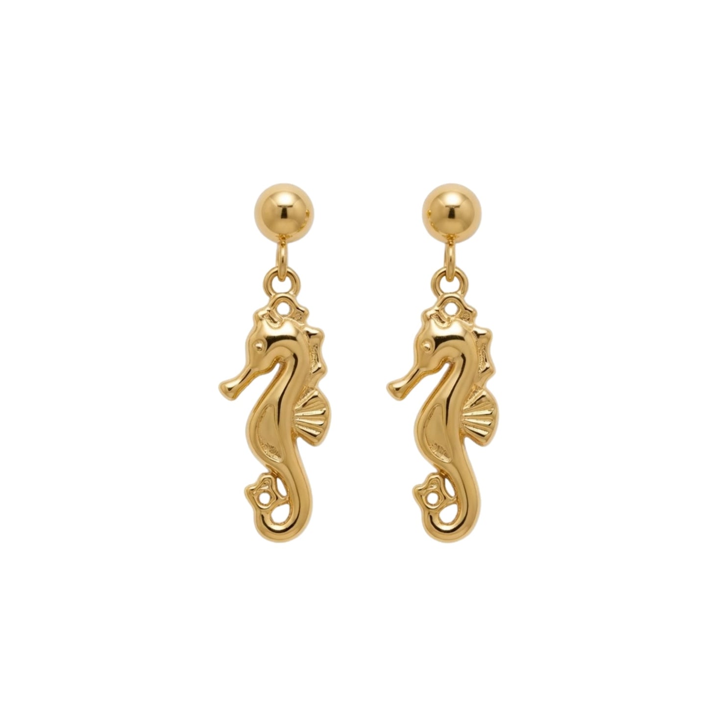 Pendientes Caballito de Mar | Acero Inoxidable 316L