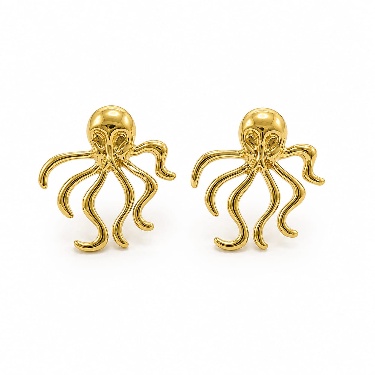 Pendientes Pulpo Marino | Acero Inoxidable 316L