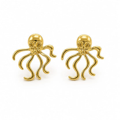 Pendientes Pulpo Marino | Acero Inoxidable 316L