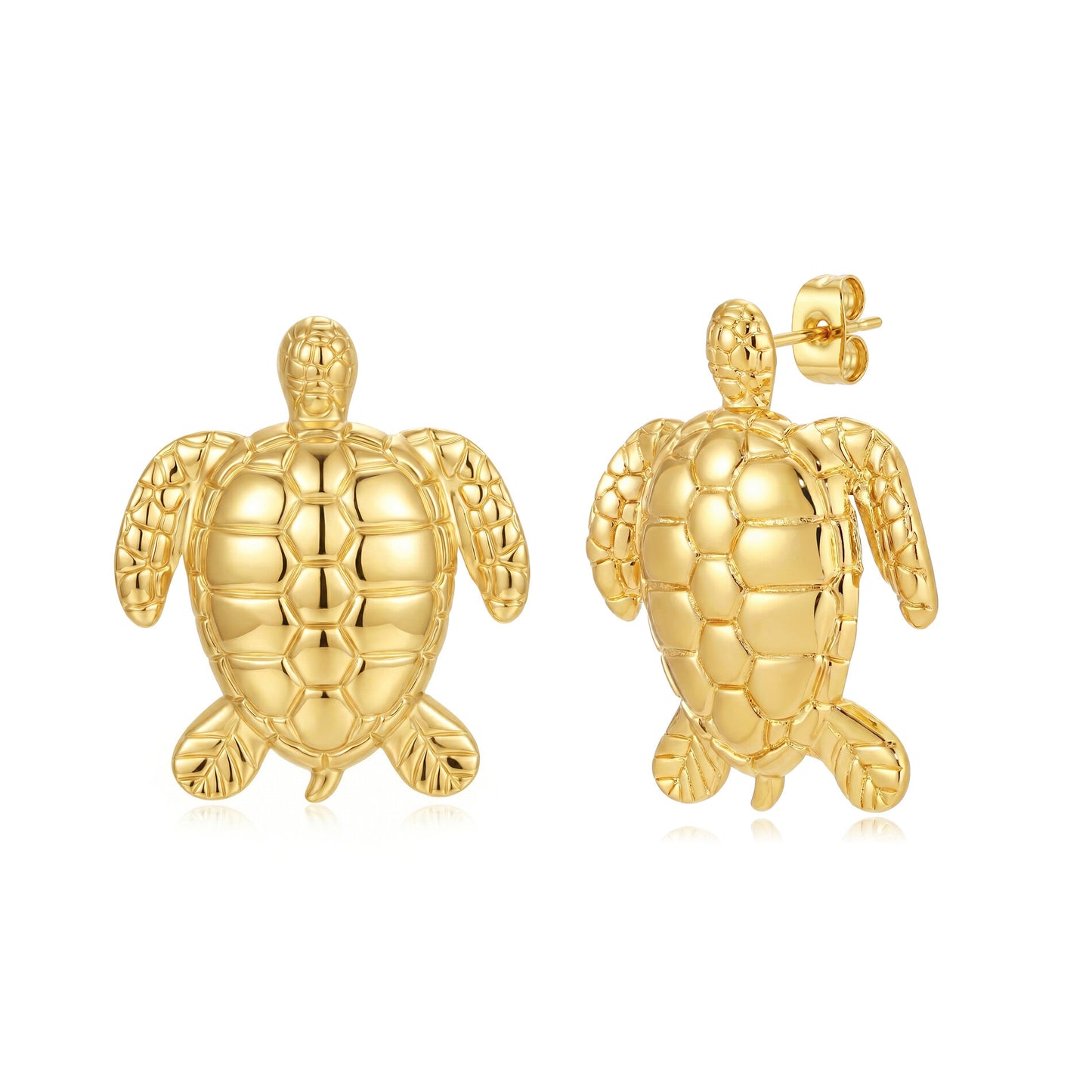 Pendientes Tortuga Marina | Acero Inoxidable 316L