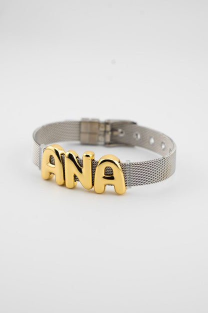 Pulsera Aura Dorada -Acero Inoxidable