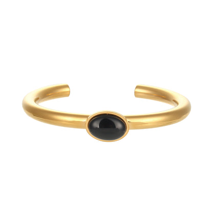 Pulsera Mineral Stone – Acero Inoxidable baño Oro 18k