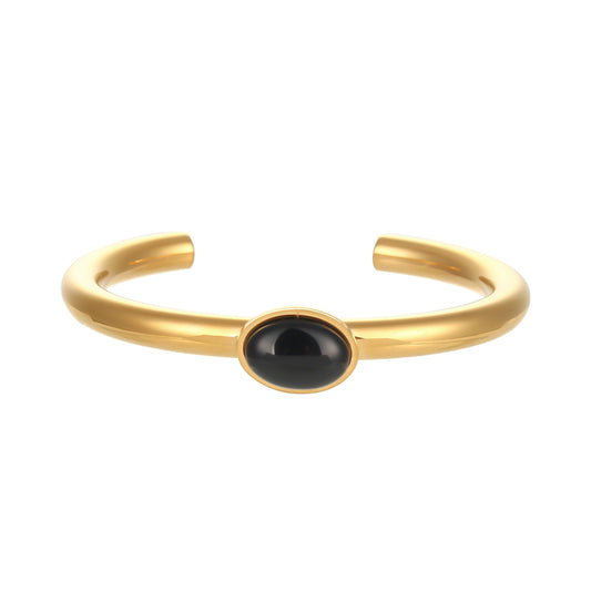 Pulsera Mineral Stone – Acero Inoxidable baño Oro 18k