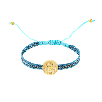 Pulsera Virgen del Pilar- Acero Inoxidable(Varios colores)