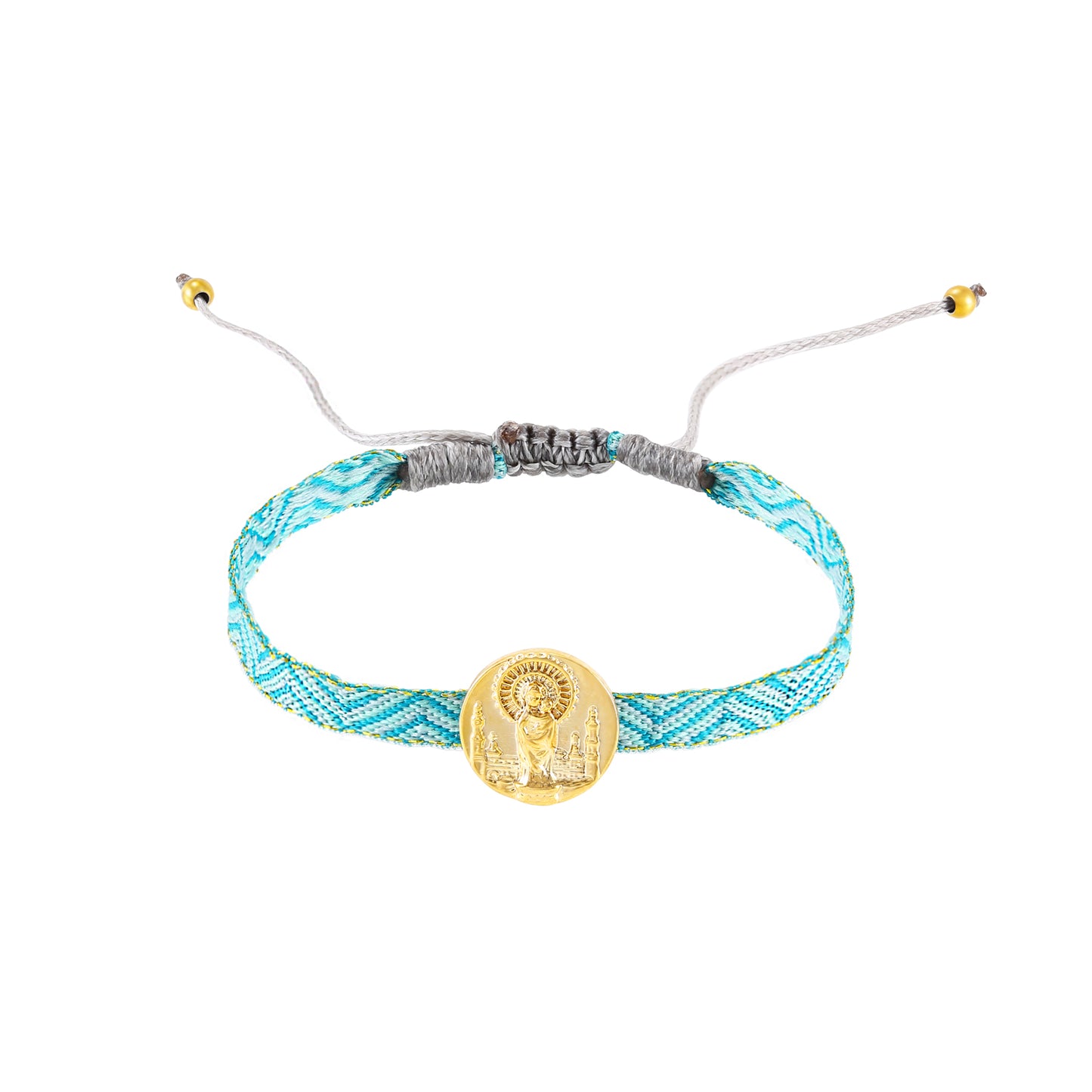 Pulsera Virgen del Pilar- Acero Inoxidable(Varios colores)