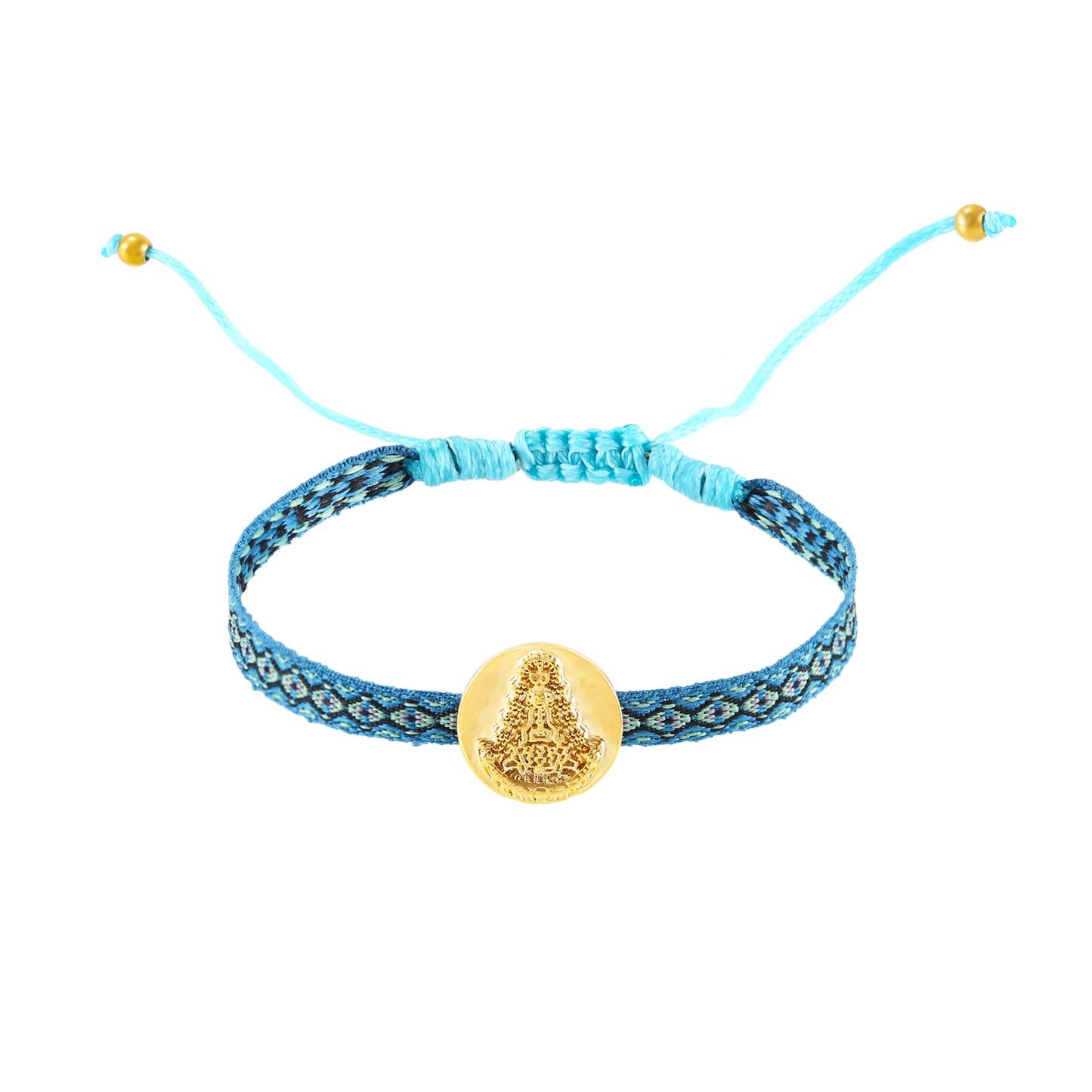 Pulsera Virgen del Rocío – Acero Inoxidable (Varios Colores)