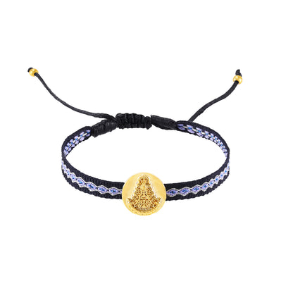 Pulsera Virgen del Rocío – Acero Inoxidable (Varios Colores)