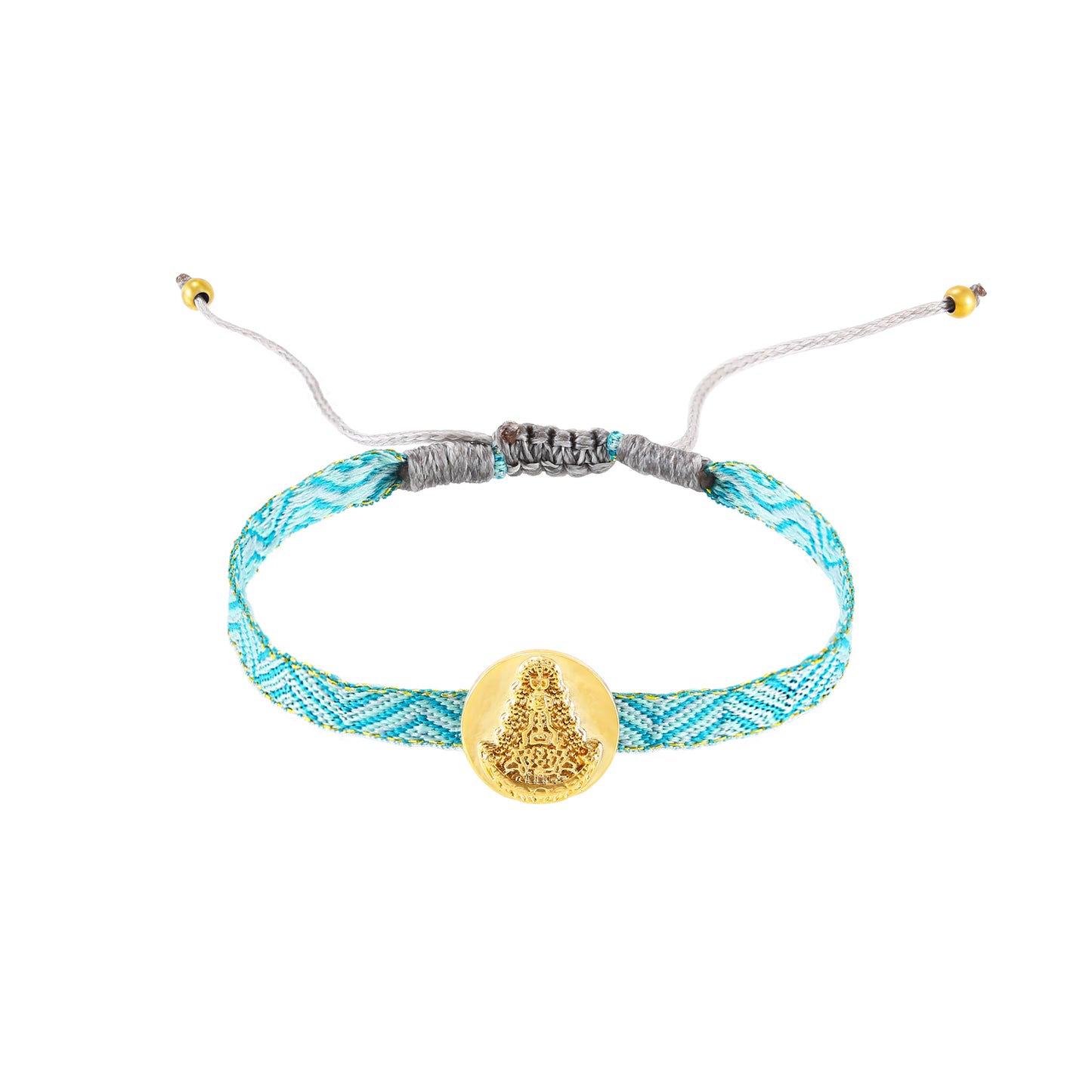 Pulsera Virgen del Rocío – Acero Inoxidable (Varios Colores)