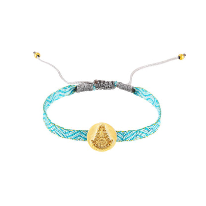 Pulsera Virgen del Rocío – Acero Inoxidable (Varios Colores)