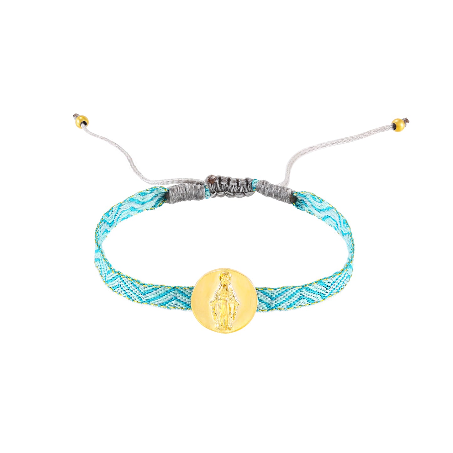 Pulsera Virgen de la Milagrosa- Acero Inoxidable(Varios Colores)