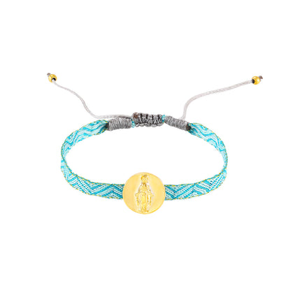 Pulsera Virgen de la Milagrosa- Acero Inoxidable(Varios Colores)