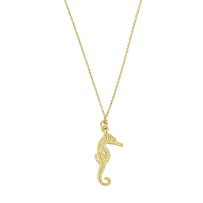 Collar Caballito de Capri - Plata de Ley con Baño Oro 18k