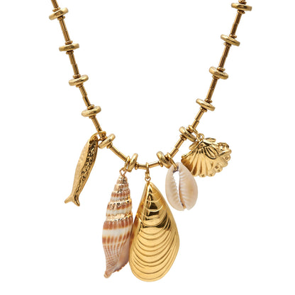 Collar Costa Dorada - Acero Inoxidable