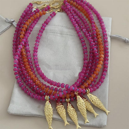 Collar Mar de Colores - Acero Inoxidable