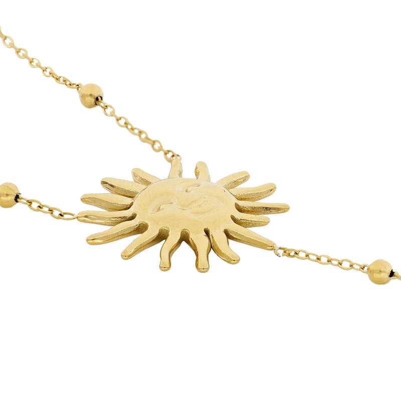 Collar Sol Eterno - Acero Inoxidable