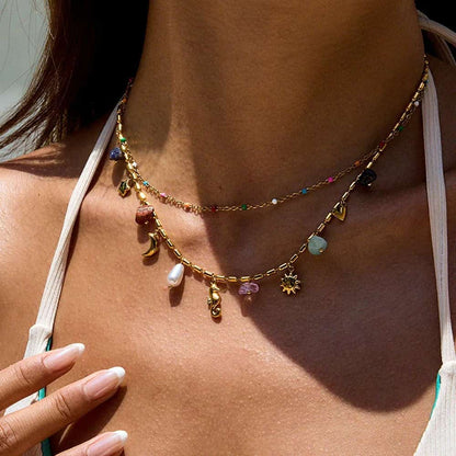 Collar Tesoros del Mediterráneo - Acero Inoxidable