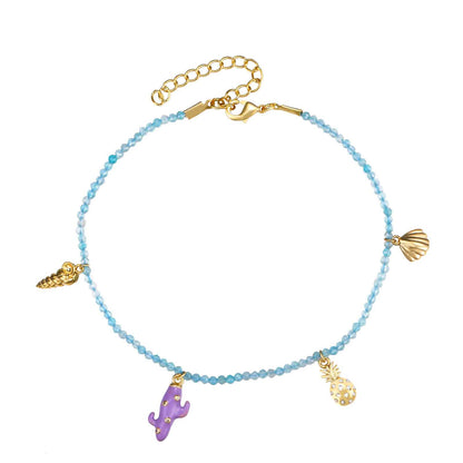 Tobillera Oasis – Baño de Oro 18K